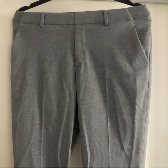 ❤️Uniqlo Light Grey Ankle Pants Career Work Pockets Size S - Picture 2 of 7